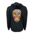 Sudadera Algodón Moda Frida Kahlo Calavera TEC Negro, unisex